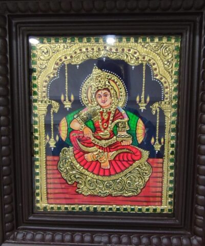 Annapoorani Red Tanjore Painting