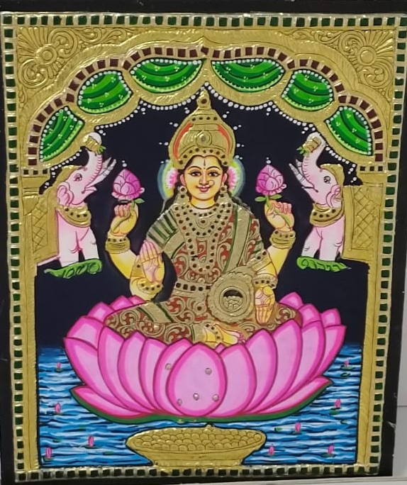 Lakshmi Tanjore Painting