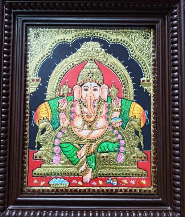 Ganesh Tanjore Painting