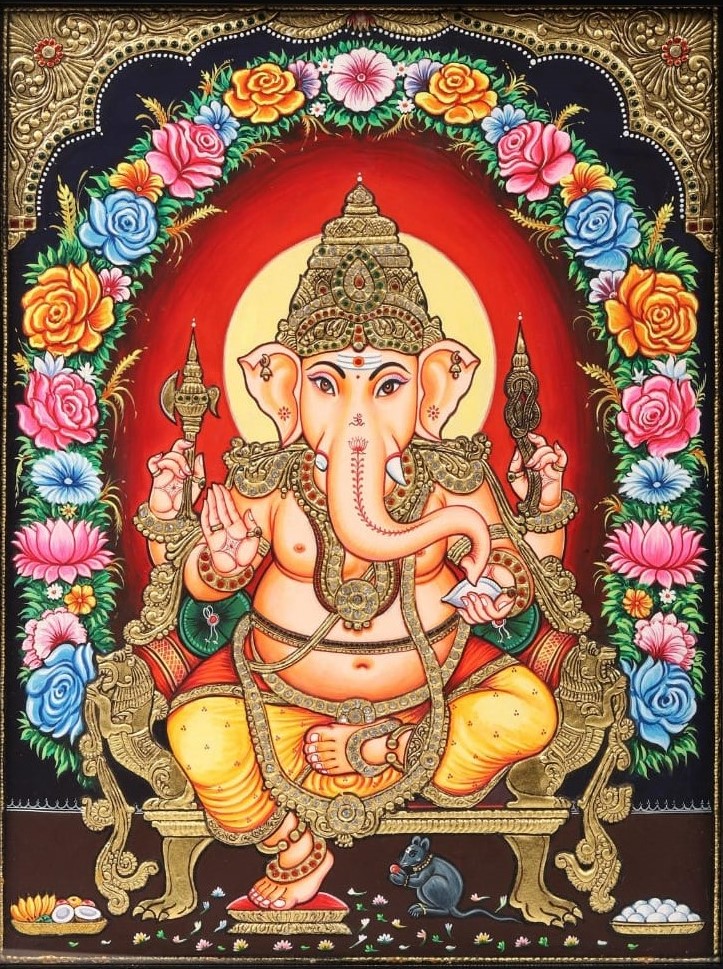 Ganesh Tanjore Painting